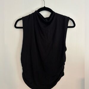 Ruched sleeveless top